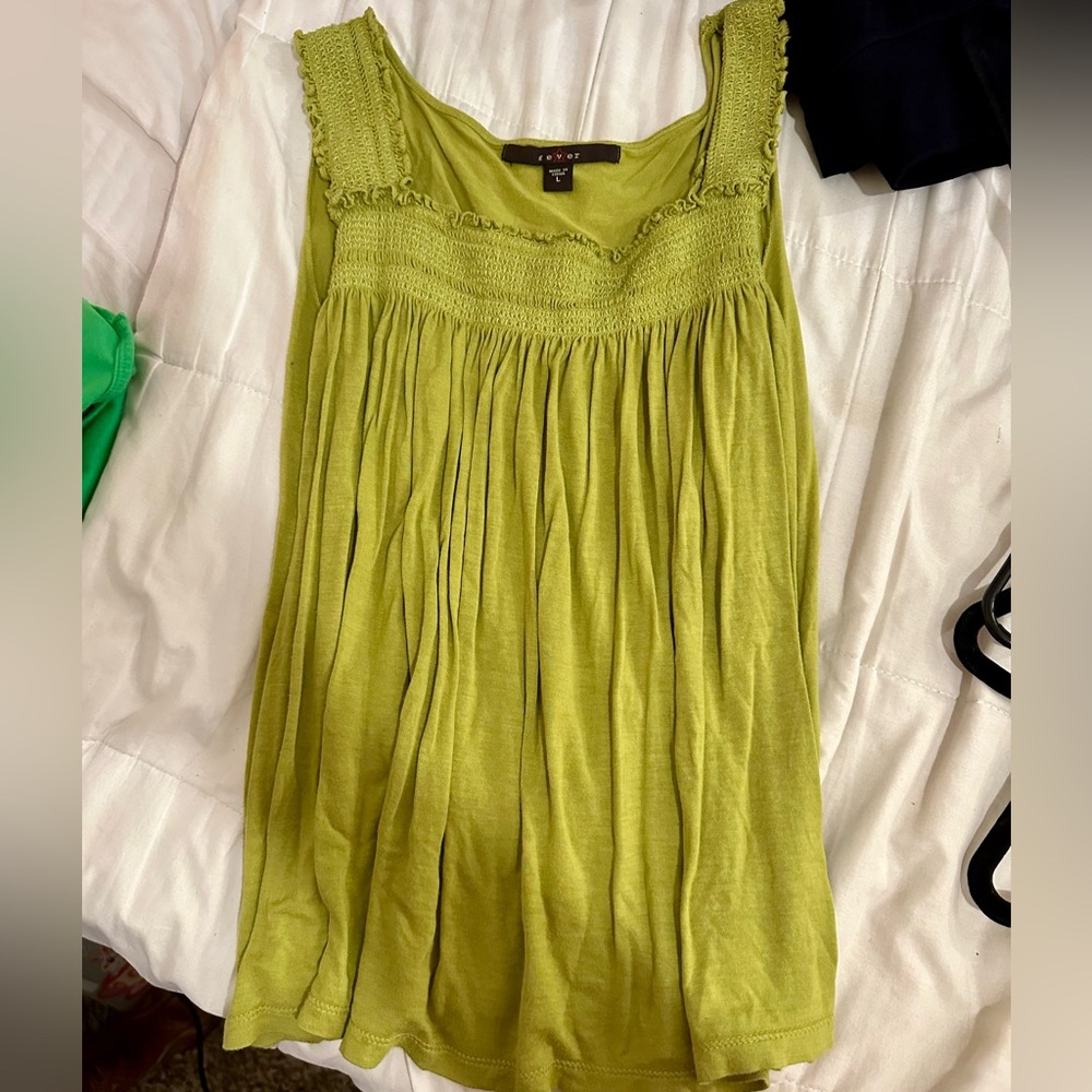 Green Tank Top